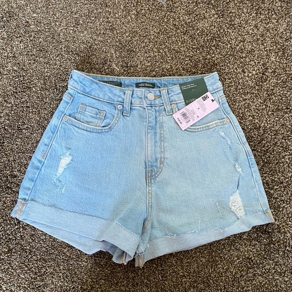 Wild Fable denim mom shorts